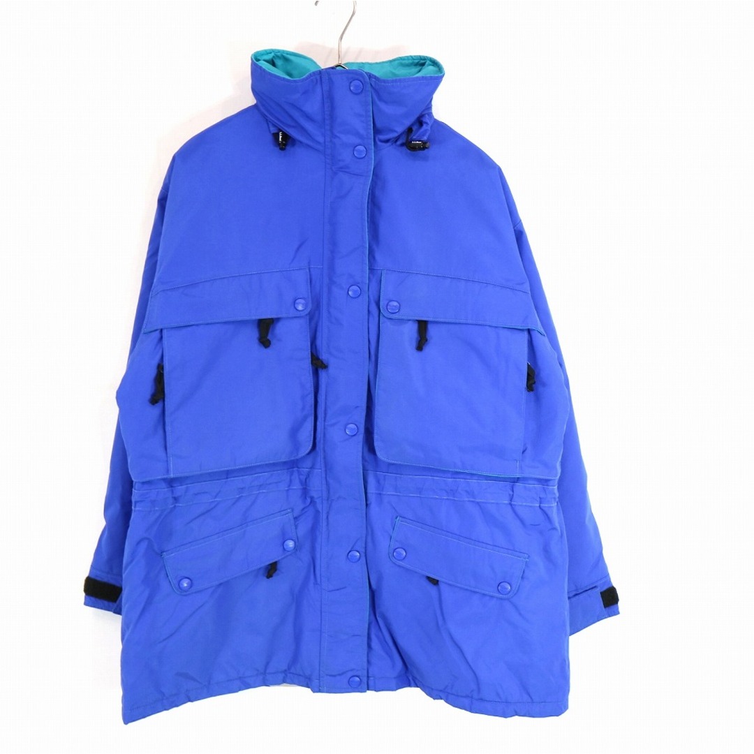 90年代 USA製 L.L.Bean エルエルビーン GORE-TEX Thinsulate 中綿ナイロンジャケット ブルー (メンズ -- XL相当)   N9244