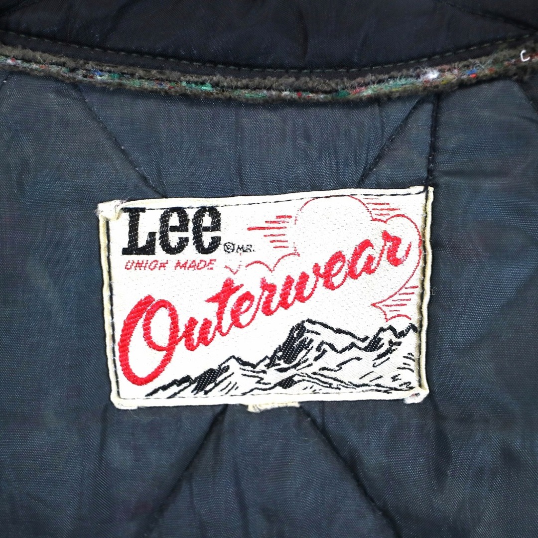 Lee - 70年代 USA製 Lee リー 中綿キルティング ジャケット 防寒