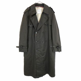 90年代 Christian Dior MONSIEUR クリスチャン ディオール ムッシュ トレンチコート 防寒 ネイビー (メンズ 44 XL)   N7029