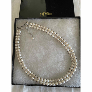 ジュエリーツツミ(JEWELRY TSUTSUMI)の未使用　ツツミ真珠ネックレス　　ベビー　925  White(ネックレス)