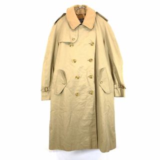 バーバリー(BURBERRY)の90年代 Burberrys バーバリーズ トレンチ コート 大きいサイズ  ユーロ ラグランスリーブ ベージュ (メンズ 44R) 中古 古着 N9344(トレンチコート)