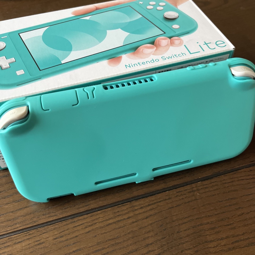 Nintendo Switch(ニンテンドースイッチ)のNintendo Switch  Lite ターコイズ❌もう値下げ不可 エンタメ/ホビーのゲームソフト/ゲーム機本体(家庭用ゲーム機本体)の商品写真