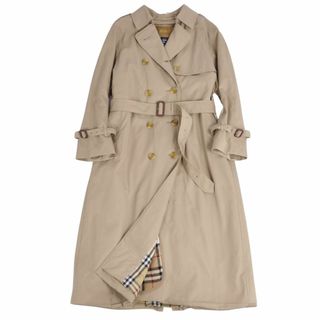 バーバリー(BURBERRY)の極美品 Vintage バーバリー Burberrys コート トレンチコート ライナー付き 裏チェック 英国製 アウター レディース 8(M相当) ベージュ(トレンチコート)