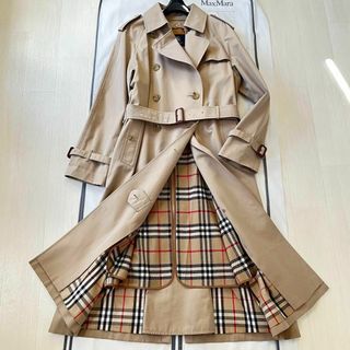 極美品✨バーバリーロンドン トレンチコート ロング コットン