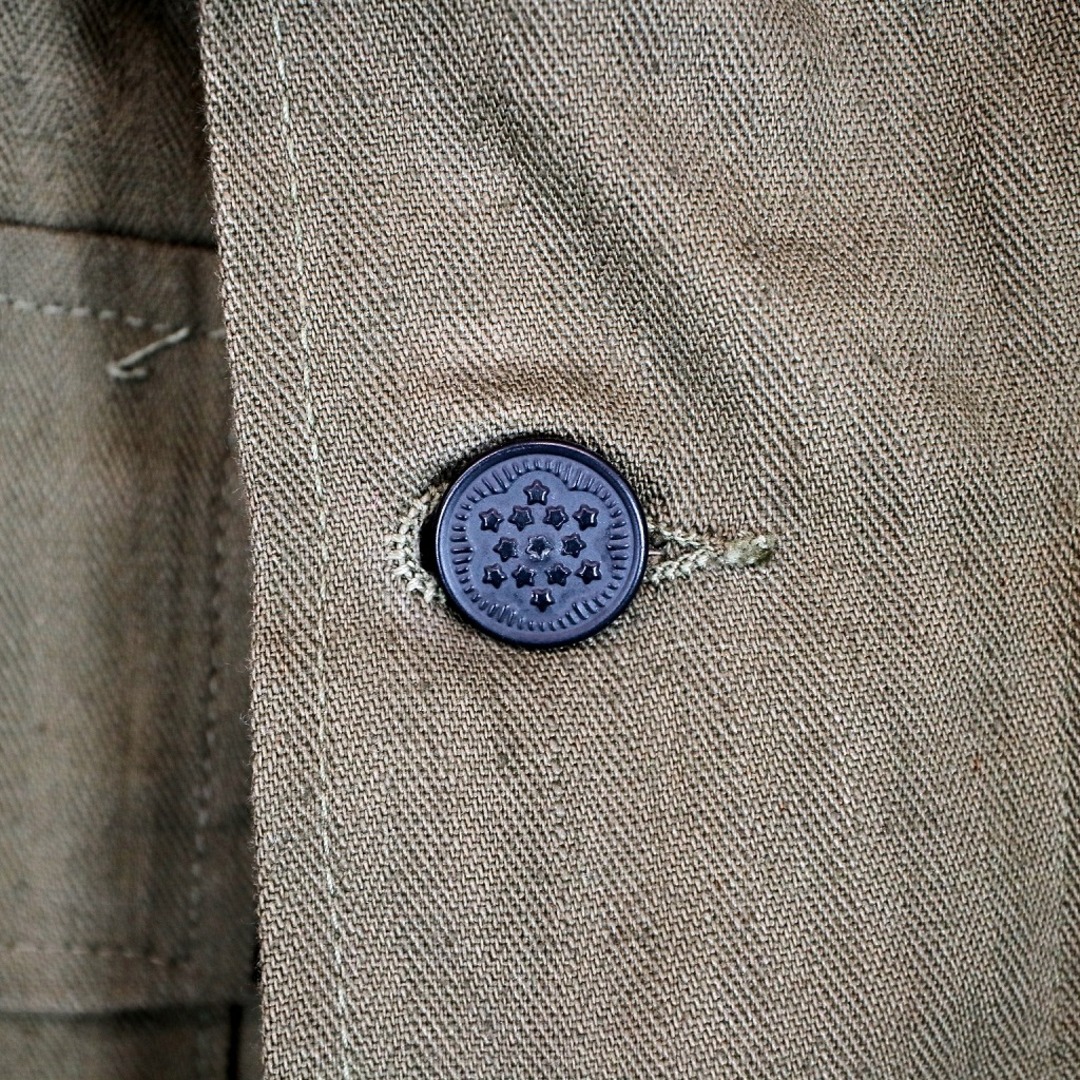 40年代 米軍実物 U.S.ARMY M-43 HBTジャケット ミリタリー 戦闘服