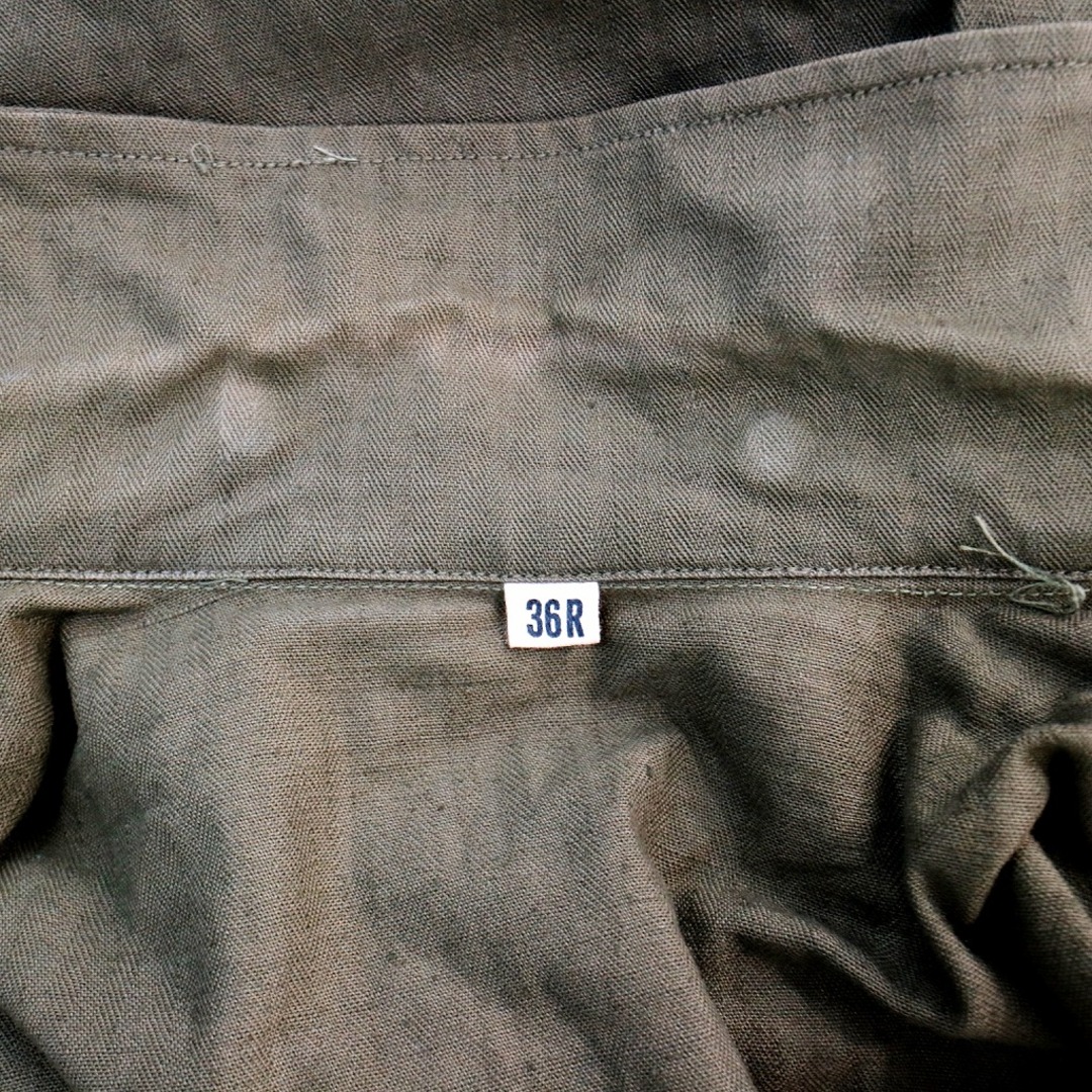 40年代 米軍実物 U.S.ARMY M-43 HBTジャケット ミリタリー 戦闘服
