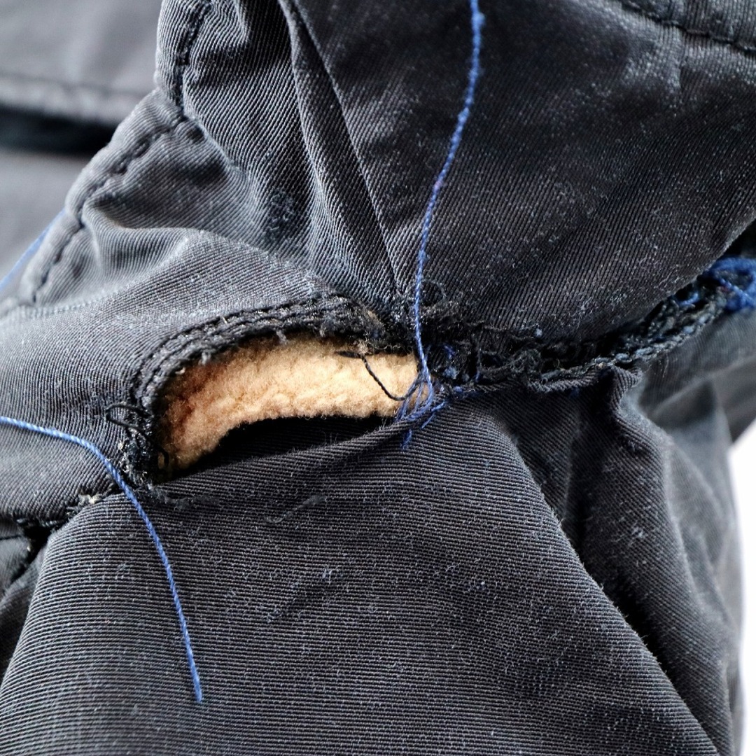 WOOLRICH(ウールリッチ)のカナダ製 WOOLRICH ウールリッチ ダウンジャケット 防寒 アークティックパーカ ブラック (メンズ M) 中古 古着 N9737 メンズのジャケット/アウター(スタジャン)の商品写真