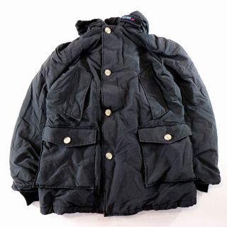 ウールリッチ(WOOLRICH)のカナダ製 WOOLRICH ウールリッチ ダウンジャケット 防寒 アークティックパーカ ブラック (メンズ M) 中古 古着 N9737(スタジャン)