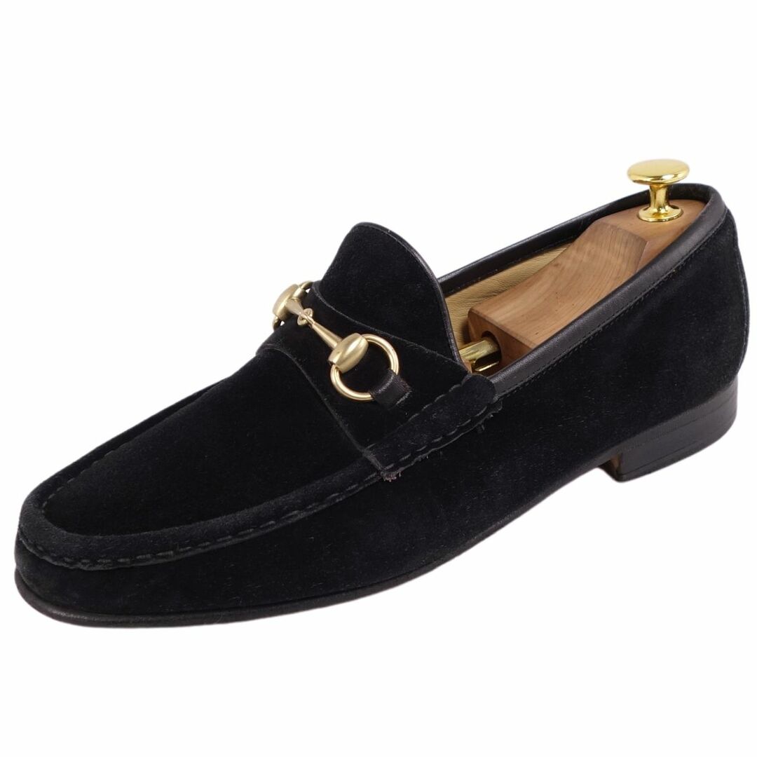 グッチ GUCCI ローファー モカシン ホースビット スウェードレザー シューズ メンズ 42E(27cm相当) ブラック | フリマアプリ ラクマ グッチ GUCCI ローファー モカシン ホースビット スウェードレザー シューズ メンズ 42E(27cm相当) ブラック | フリマアプリ ラクマ