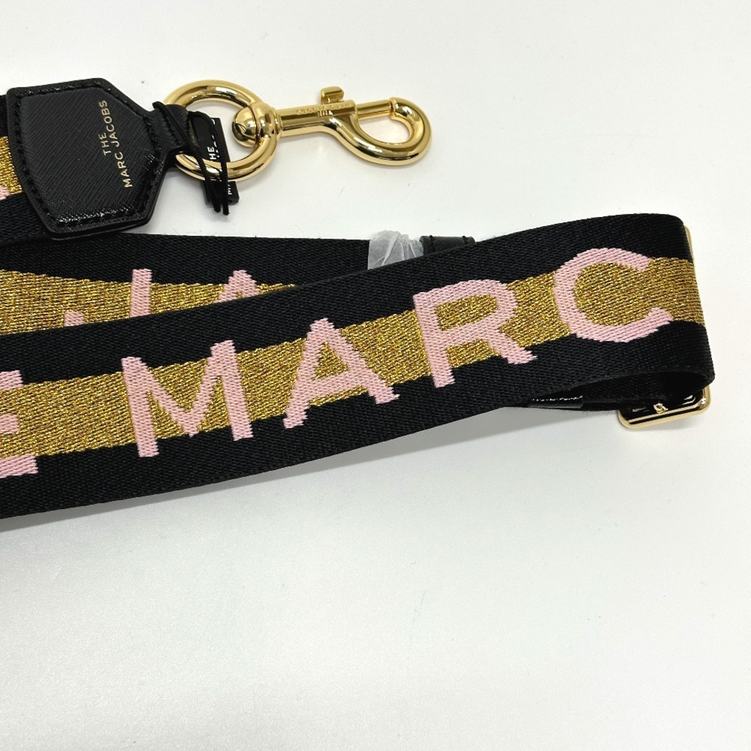 マークジェイコブス MARC JACOBS ザ ロゴ ウェビング ストラップ ショルダーストラップ ポリエステル ブラック 未使用