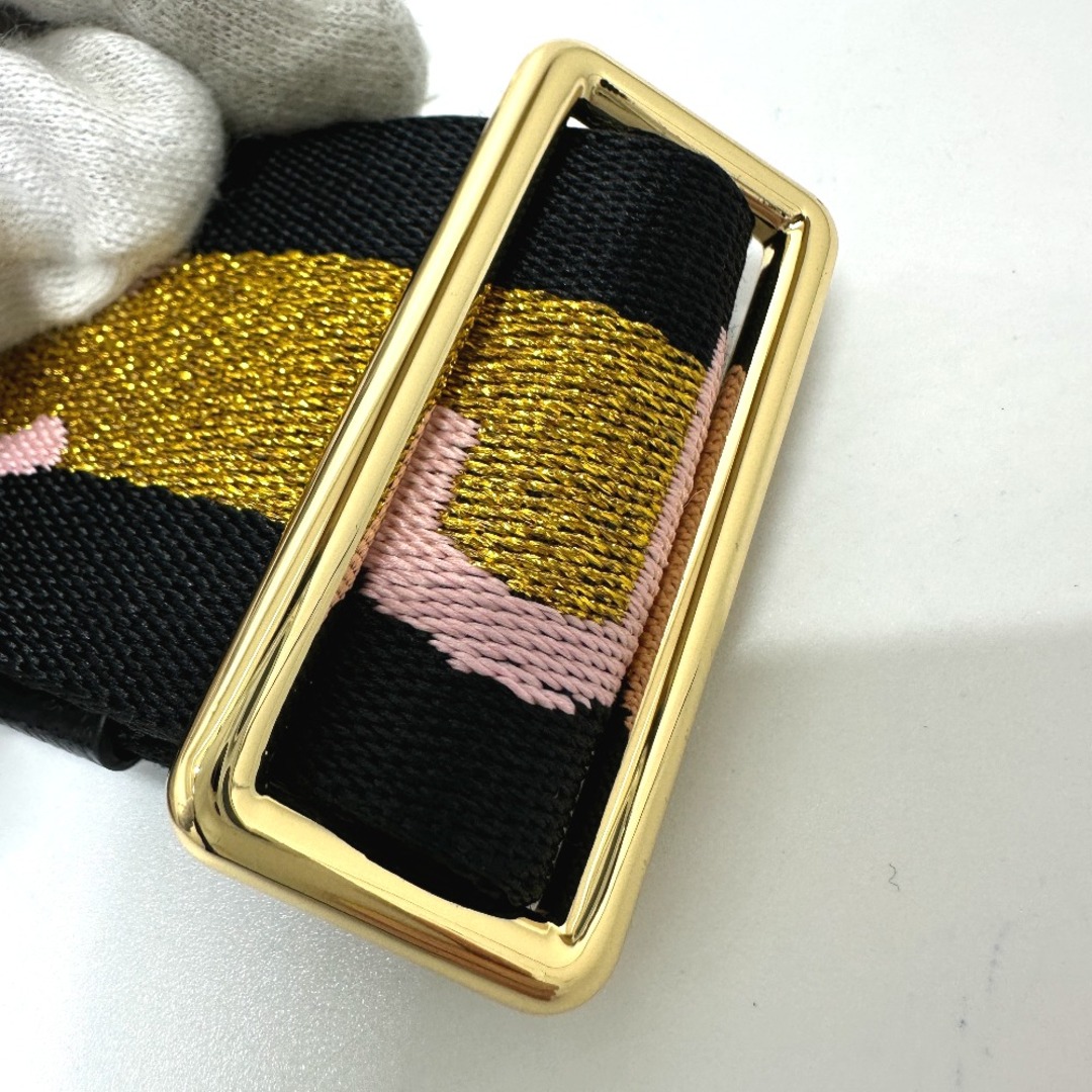 マークジェイコブス MARC JACOBS ザ ロゴ ウェビング ストラップ ショルダーストラップ ポリエステル ブラック 未使用