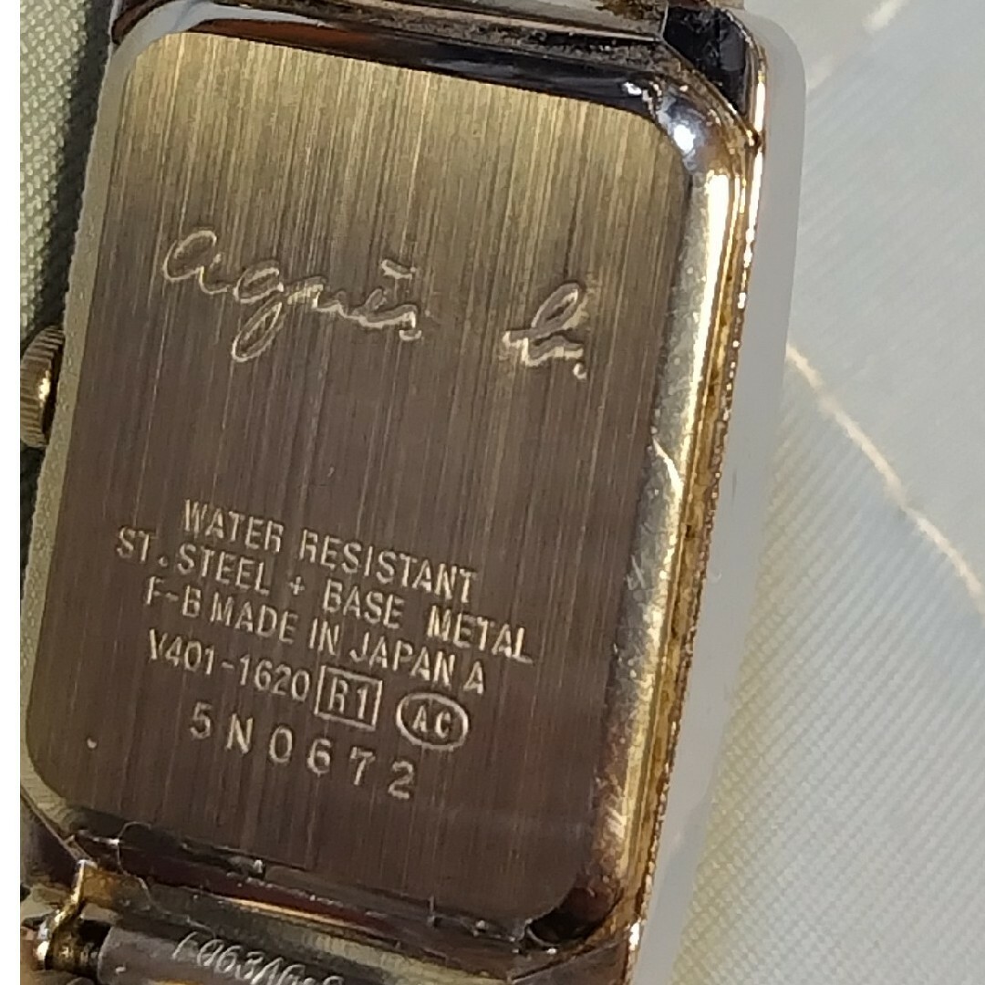agnes b.(アニエスベー)の《ジャンク品》アニエスベー腕時計 レディースのファッション小物(腕時計)の商品写真