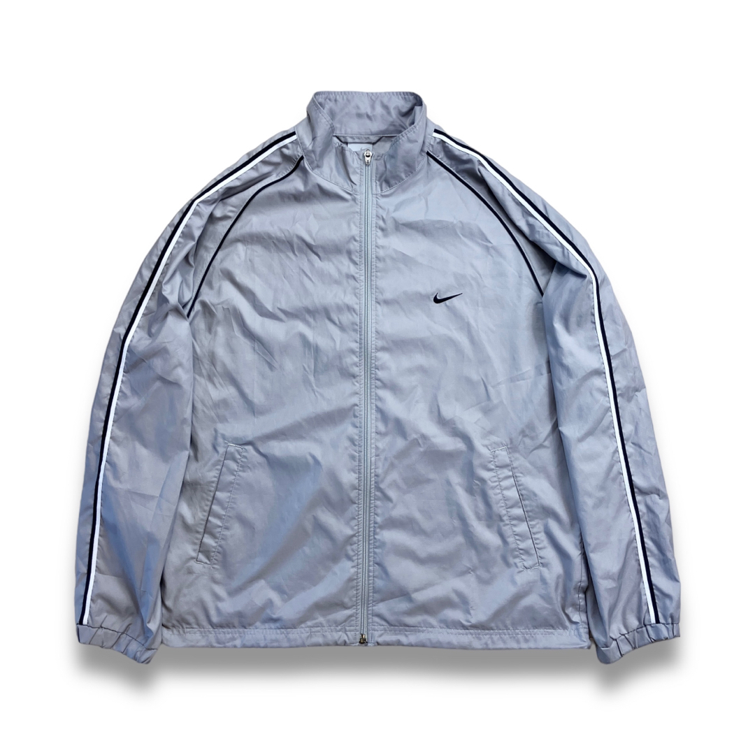 00s NIKE GRAY NYLON BLOUSON PARKA Y2K