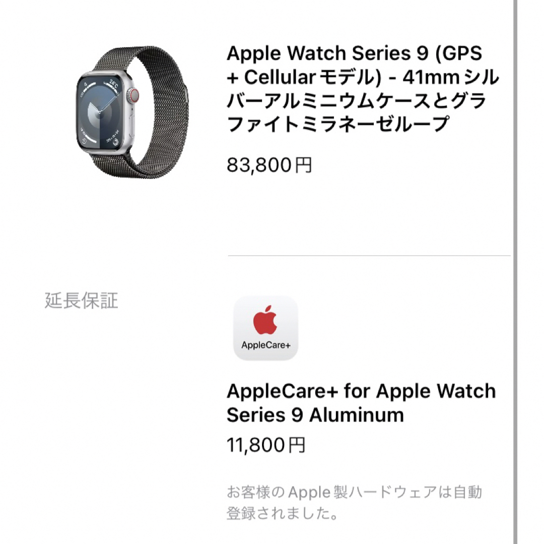 Apple Watch(アップルウォッチ)のApple Watch Series 9 メンズの時計(腕時計(デジタル))の商品写真