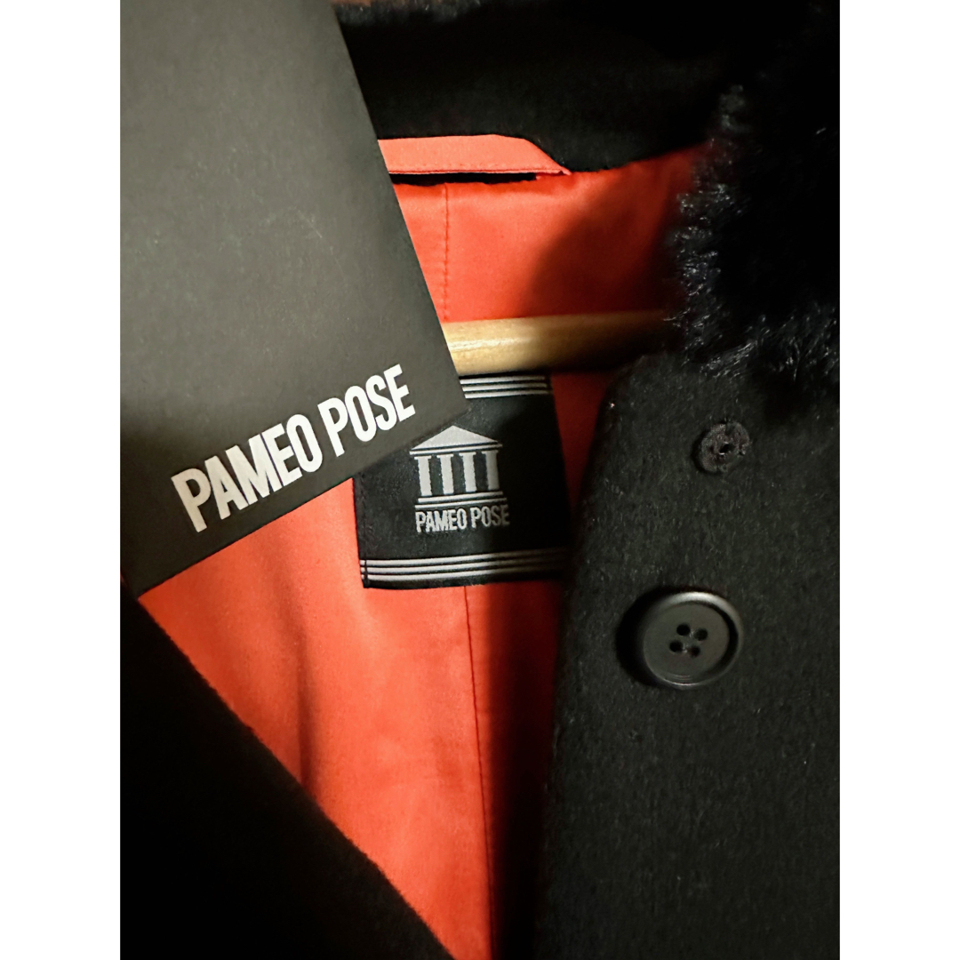 PAMEO POSE(パメオポーズ)の【送料込・PAMEO POSE】マンダリンコクーンコート レディースのジャケット/アウター(ロングコート)の商品写真