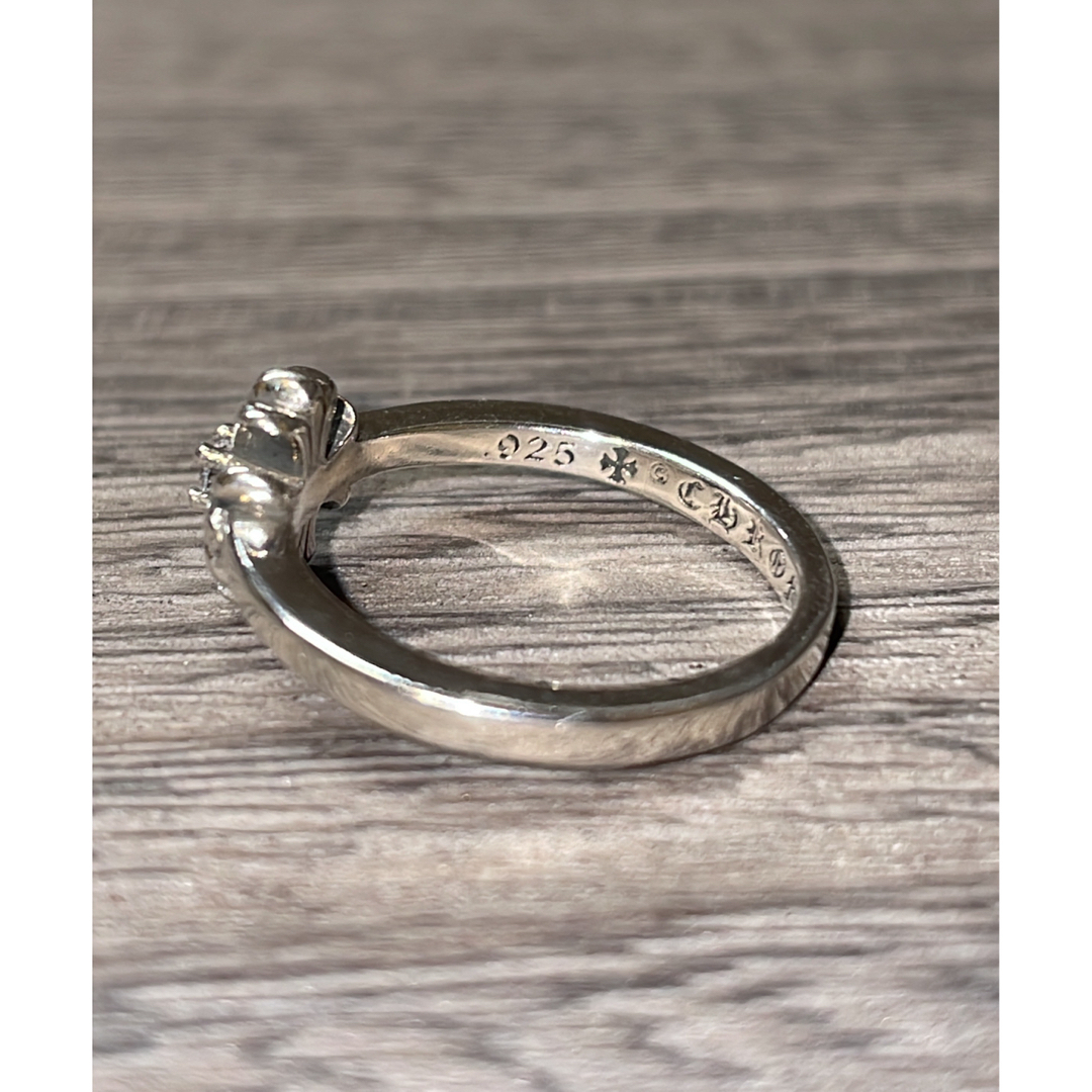クロムハーツ好きに　シルバー925  バブルガムCHプラスリング　パヴェダイヤ メンズのアクセサリー(リング(指輪))の商品写真