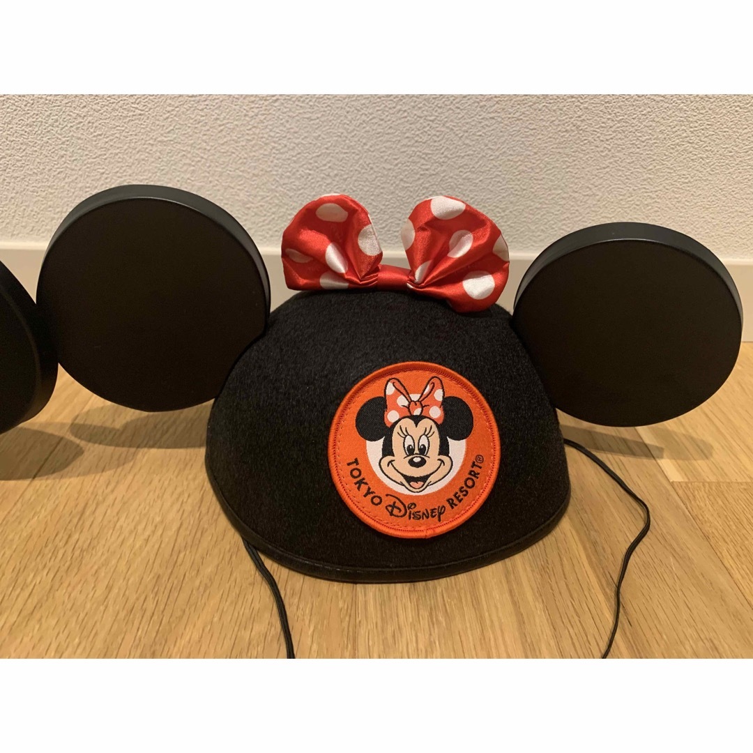 Disney(ディズニー)のイヤーハット　2個セット　ミッキー  ミニー　ファンキャップ エンタメ/ホビーのおもちゃ/ぬいぐるみ(キャラクターグッズ)の商品写真