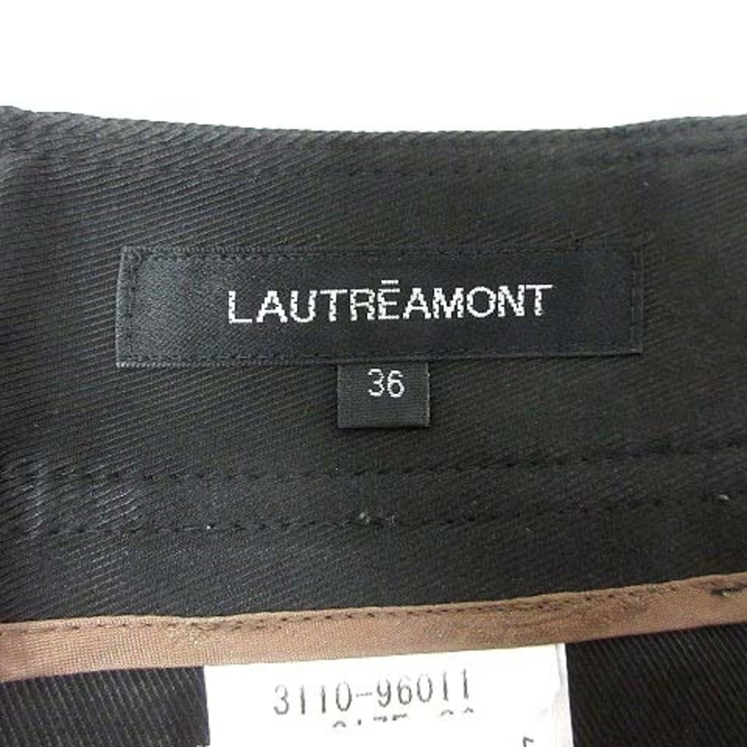 LAUTREAMONT(ロートレアモン)のロートレアモン LAUTREAMONT テーパードパンツ 36 黒 ブラック レディースのパンツ(その他)の商品写真