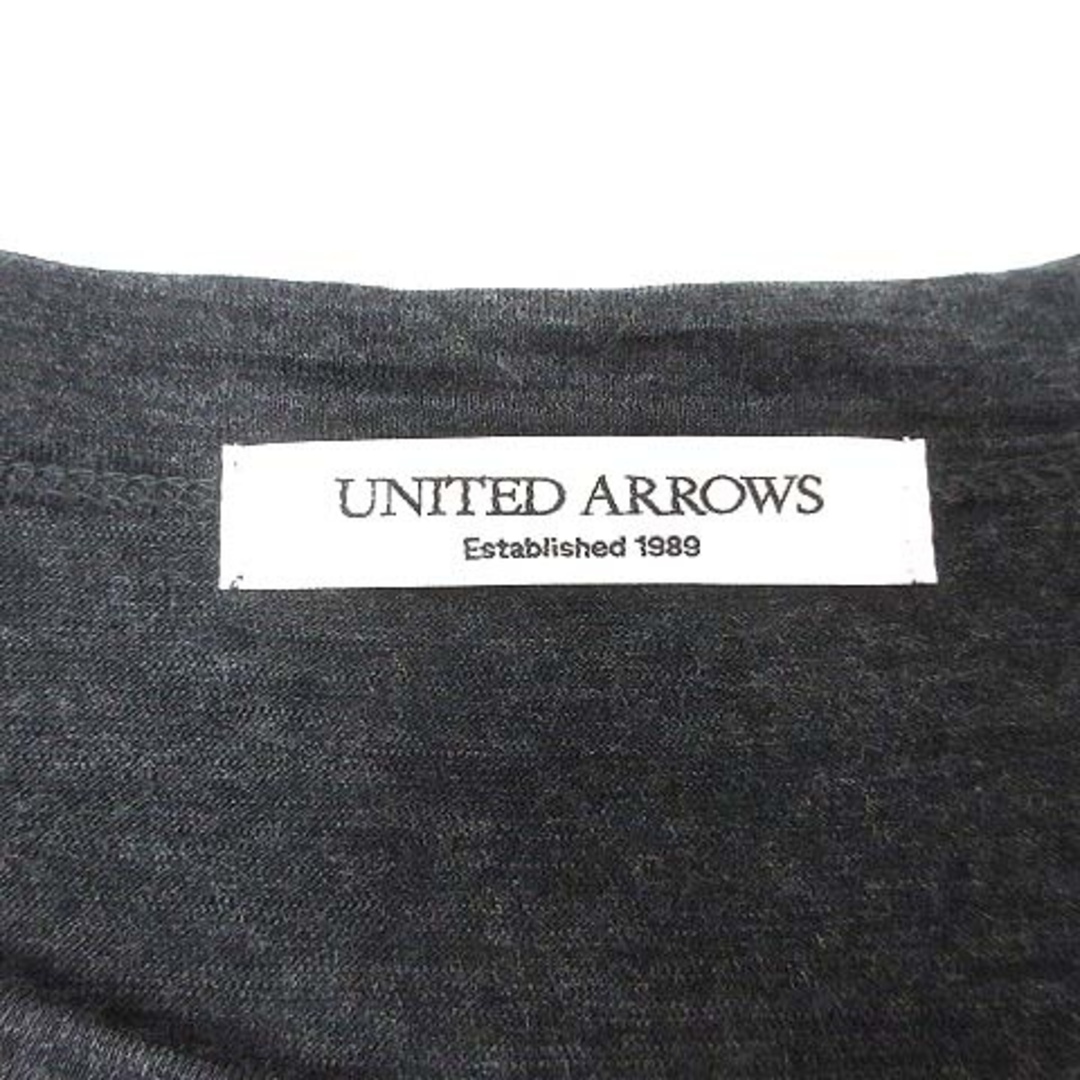 UNITED ARROWS(ユナイテッドアローズ)のユナイテッドアローズ Tシャツ カットソー ウール L チャコールグレー /YK メンズのトップス(Tシャツ/カットソー(七分/長袖))の商品写真
