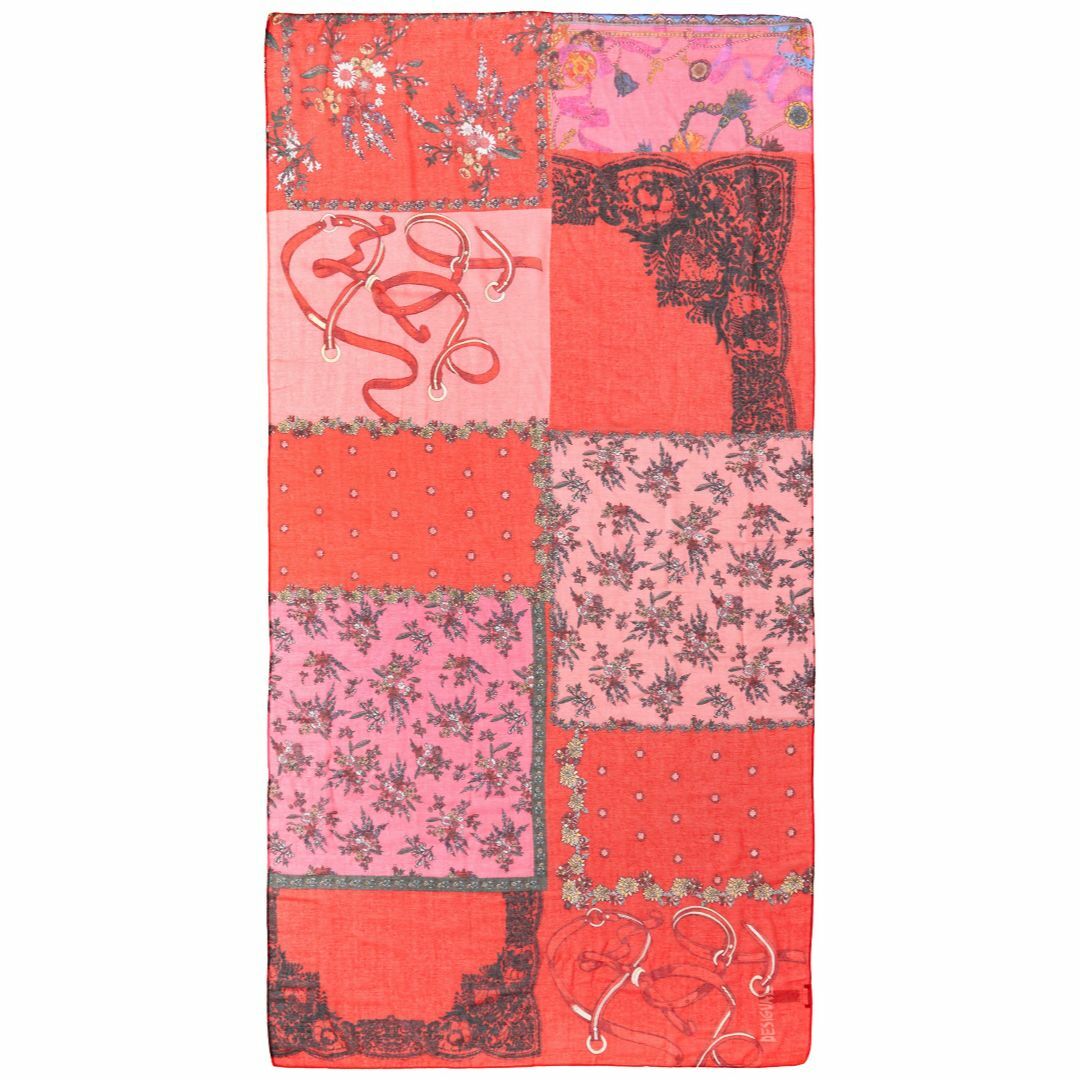 【特価商品】[デシグアル] スカーフ 長方形スカーフ BOHO FLOWERS 1