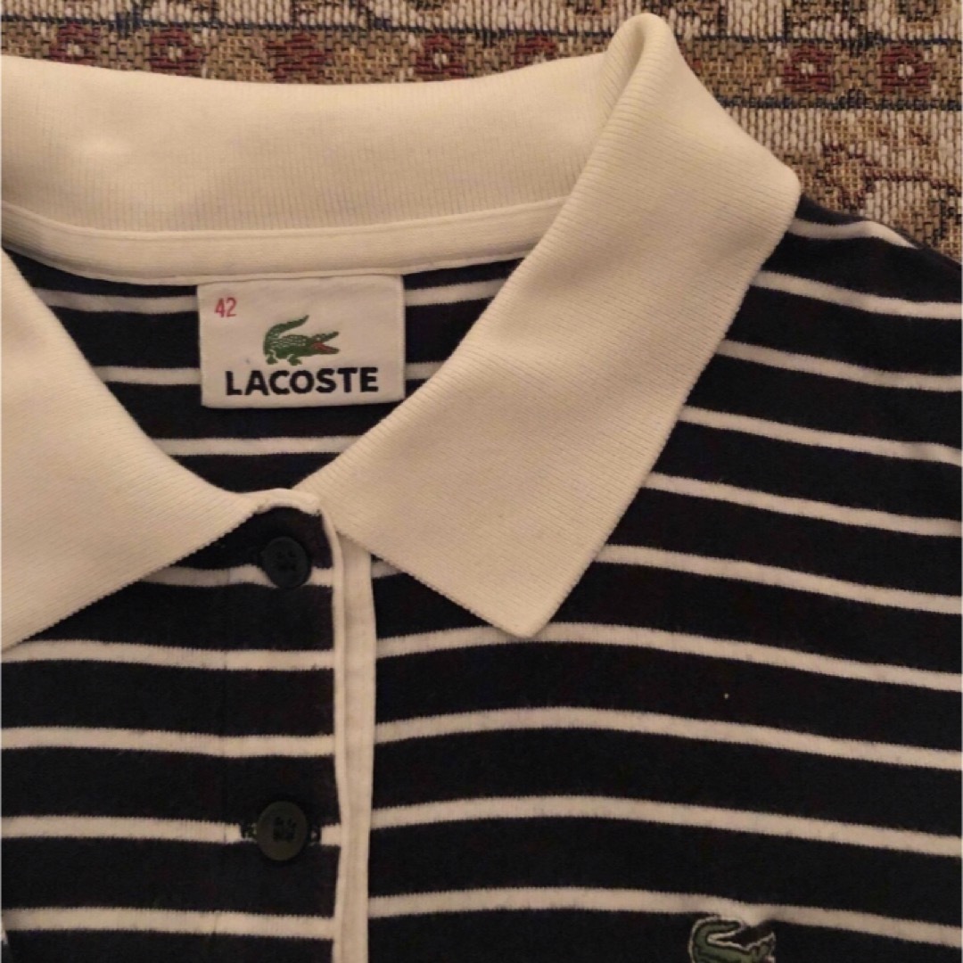 Lochie(ロキエ)のLACOSTE boarder tops🐊 レディースのトップス(カットソー(長袖/七分))の商品写真