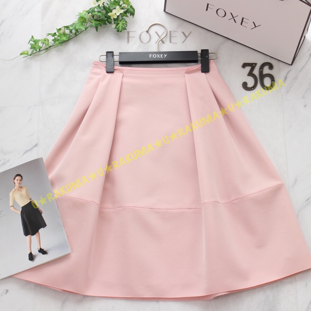FOXEY NEW YORK - FOXEY☆美品☆バロンスカート☆キャンディピンク☆36