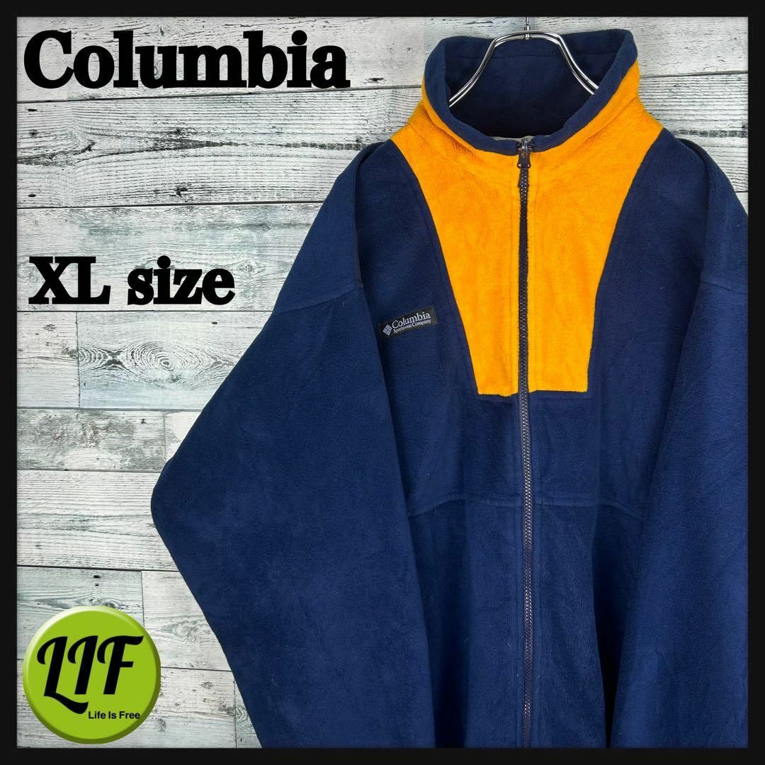Columbia - 【希少‼︎】コロンビア ロゴタグ 肩切替 フリース