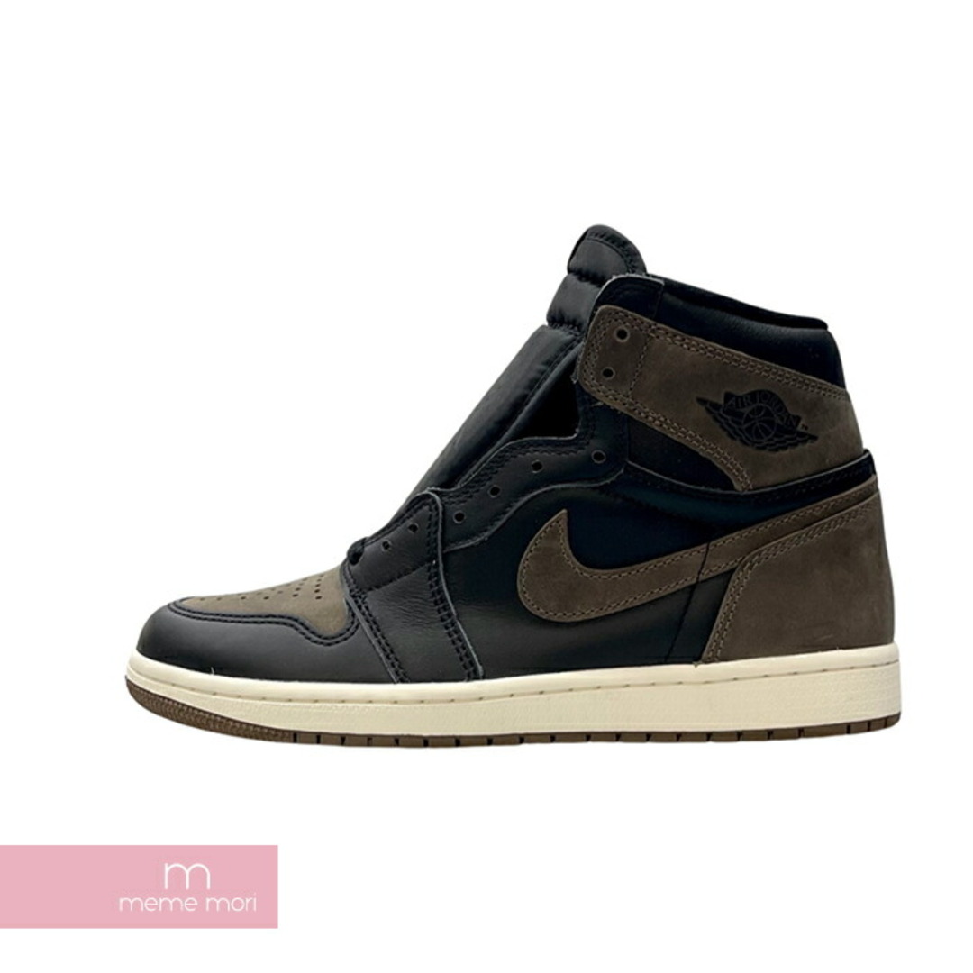 NIKE 2023AW AIR JORDAN 1 RETORO HIGH OG Palomino DZ5485-020 エアジョーダン1 パロミノ ハイカットスニーカー 切替 加工 ブラウン×ブラック サイズUS8(26cm)【231008】【新古品】【me04】