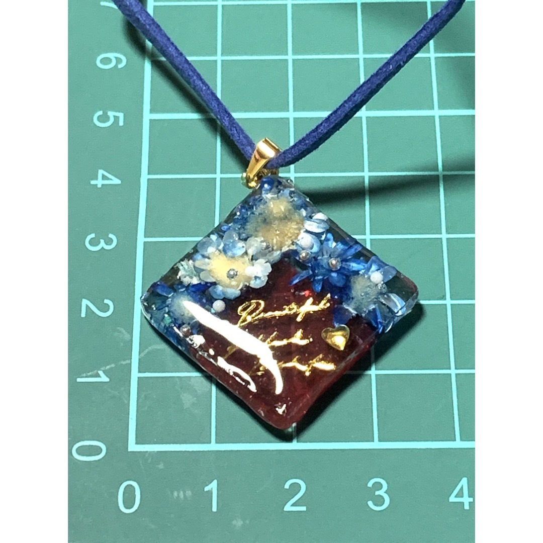 No.362★ハンドメイド❣️セール❣️ビオラ★フラワーレジンネックレス