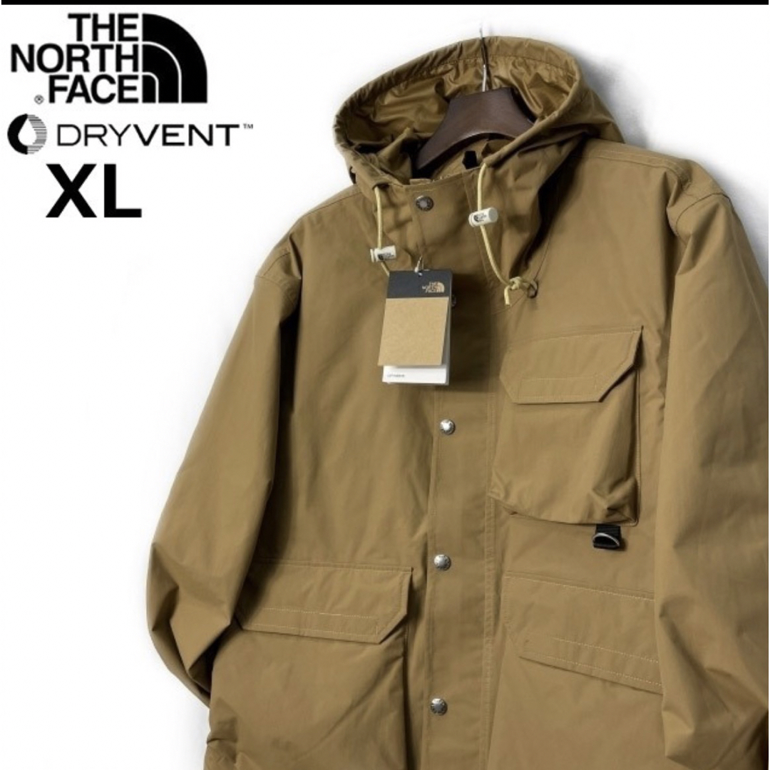 THE NORTH FACE US限定 茶タグ 撥水 アウトドア(XL)茶