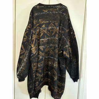 vintageアフリカンスウェット 古着 used ラメ