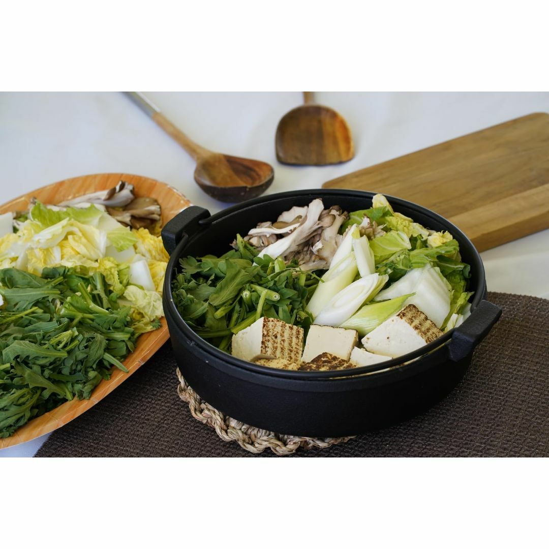 【スタイル名:20cm】池永鉄工 すき焼き鍋 IH対応 日本製 鉄鍋 炒め物 鉄 3