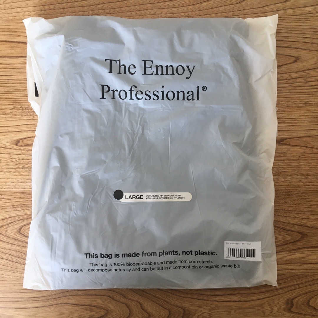 ennoy WOOL BLEND RIP STOP EASY PANTSの通販 by byamada|ラクマ