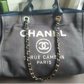 シャネル(CHANEL)の正規品☆CHANEL シャネル ドーヴィル デニム チェーントート(ショルダーバッグ)