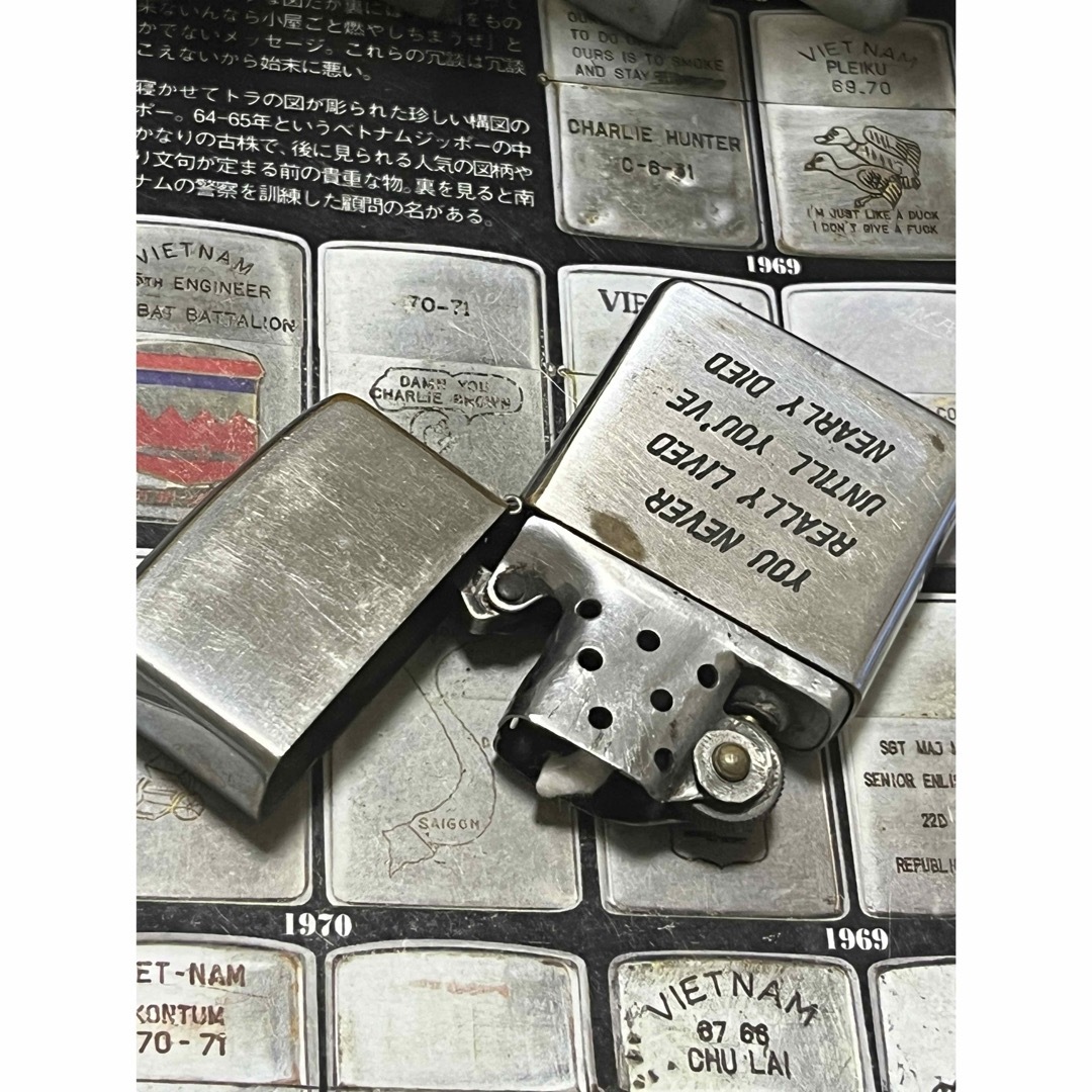 【ベトナムZIPPO】本物 1969年製ベトナムジッポー「パラシュート章」コブラ