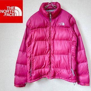 ノースフェイス(THE NORTH FACE) ダウンジャケット(ピンク/桃色系)の