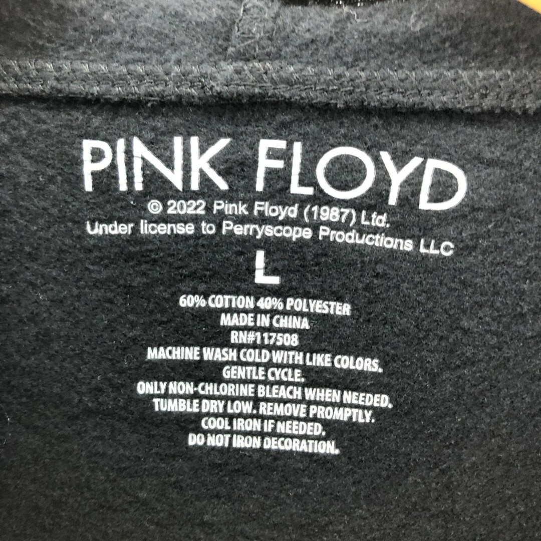 古着 PINK FLOYD ピンクフロイド バンド スウェットプルオーバーパーカー メンズL /eaa377416 メンズのトップス(スウェット)の商品写真