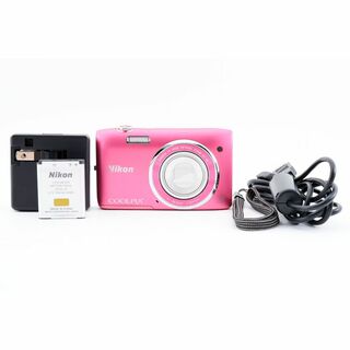 ニコン(Nikon)の【ほぼ新品】ニコン Nikon Cookpix S3500 ピンク(コンパクトデジタルカメラ)