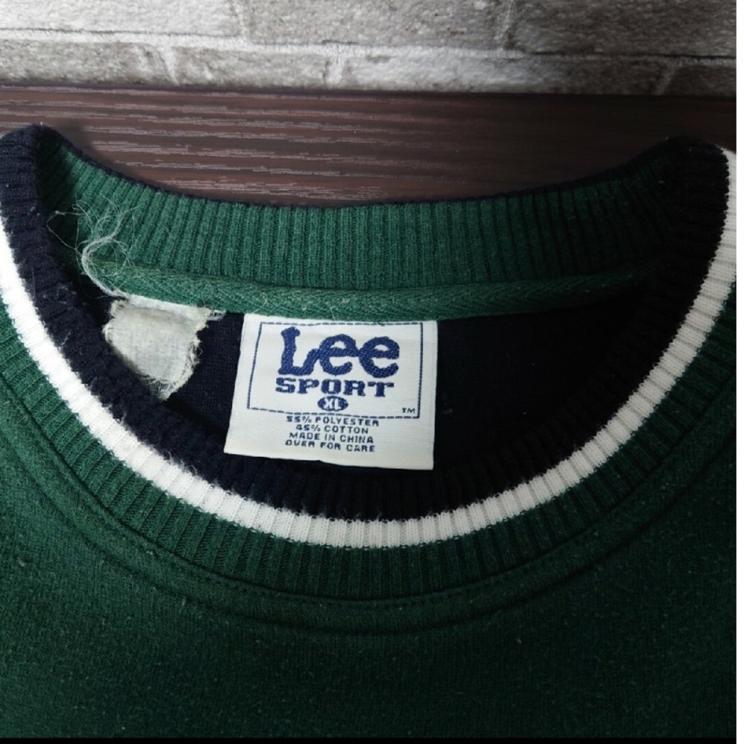 90s 古着】Lee NFL ニューヨークジェッツ 刺繍ロゴ スウェット L-