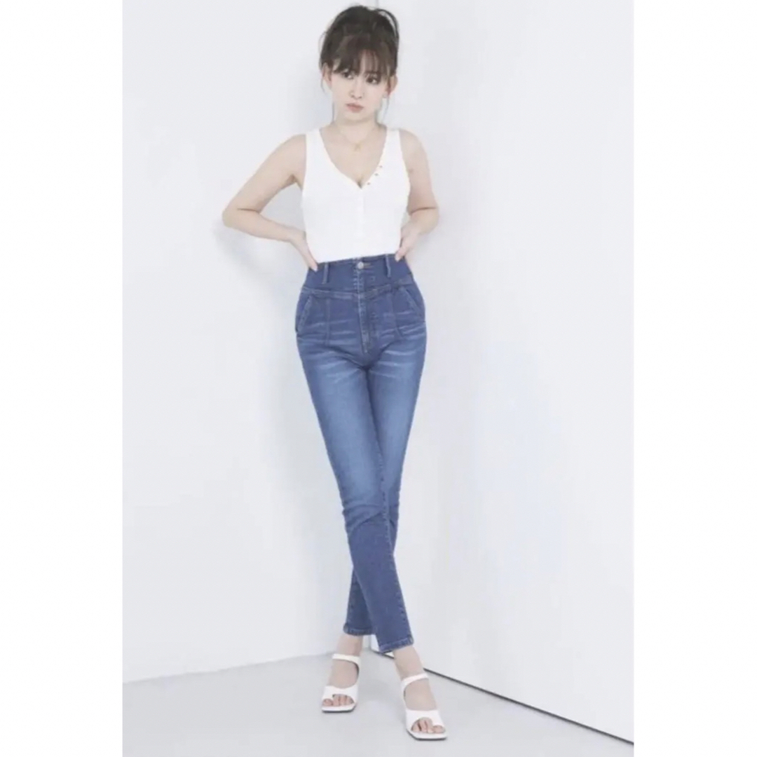 herlipto Paris High Rise Jeans デニム blue レディースのパンツ(デニム/ジーンズ)の商品写真