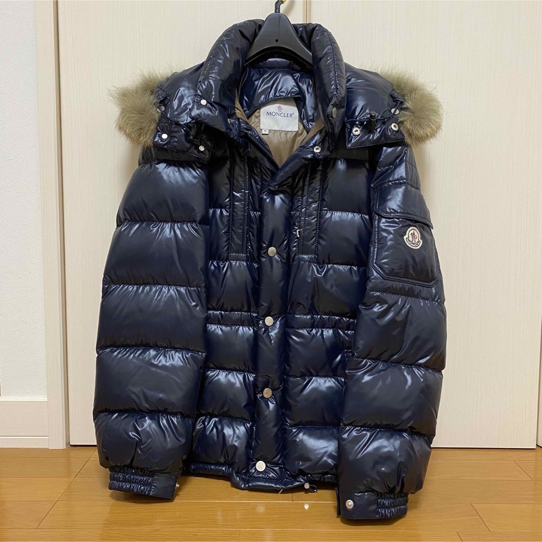 ジャケット/アウター美品 MONCLER ダウンジャケット 青タグ サイズ0