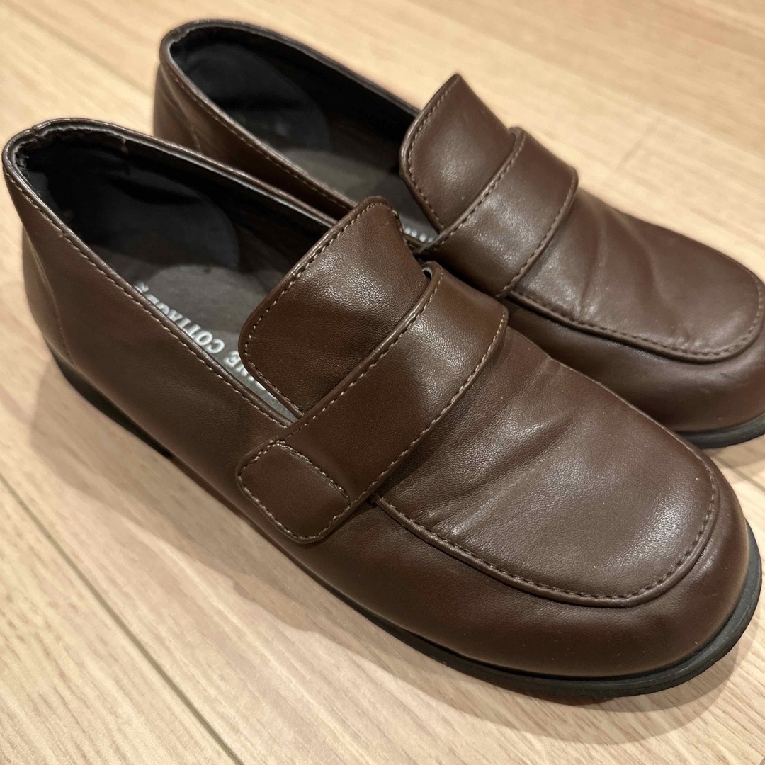 キャサリンコテージブラウン革靴 キッズ/ベビー/マタニティのキッズ靴/シューズ(15cm~)(フォーマルシューズ)の商品写真