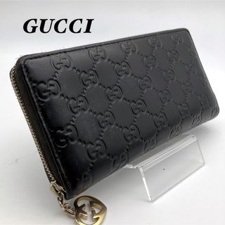 Gucci   美品 グッチ GUCCI 長財布 マイクロGG エンポス オレンジ色