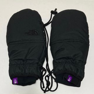 ザノースフェイス(THE NORTH FACE)のTHE NORTH FACE PURPLE LABEL ダウングローブ 手袋 黒(手袋)