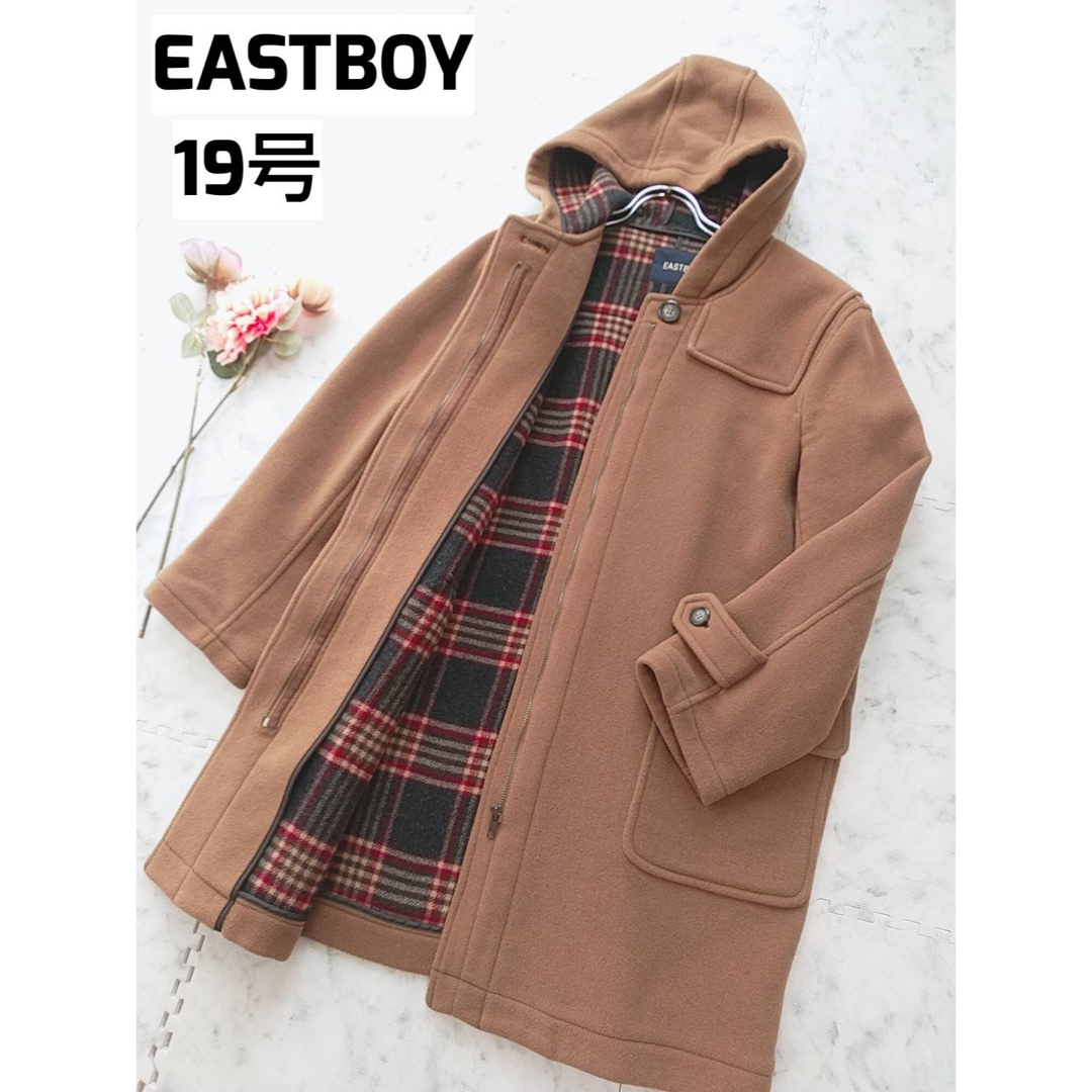 【希少】EASTBOY イーストボーイ 大きいサイズ フーデットコート 19号