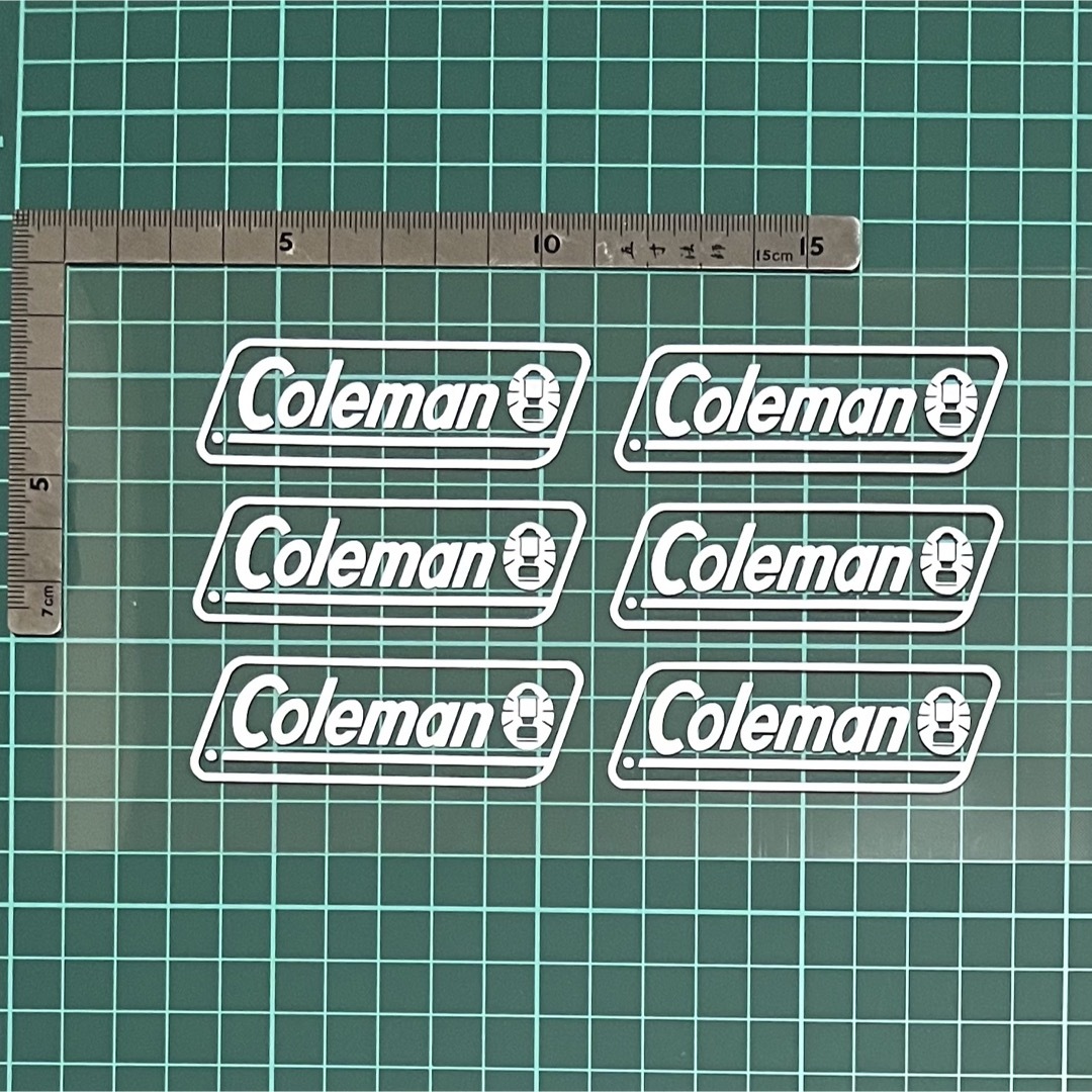 Coleman(コールマン)のアウトドア Coleman コールマン カッティングステッカー　小６枚 スポーツ/アウトドアのスポーツ/アウトドア その他(その他)の商品写真