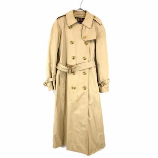 バーバリー(BURBERRY)の80年代 Burberrys バーバリーズ トレンチコート ユーロ ラグランスリーブ ベージュ (レディース 8) 中古 古着 O0075(ロングコート)