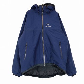 アークテリクス(ARC'TERYX)の2000年代～ ARC'TERYX アークテリクス Atom AR GORE-TEX ゴアテックス マウンテンパーカー ネイビー (ユニセックス L) 中古 古着 O0099(マウンテンパーカー)