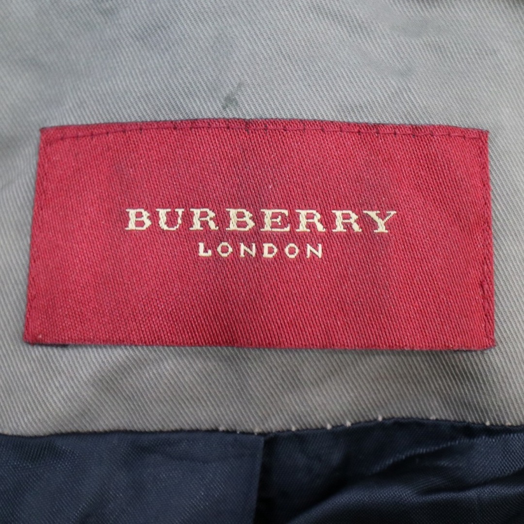 BURBERRY(バーバリー)のBURBERRY バーバリー トレンチコート ユーロ  ヨーロッパ古着 グレー (メンズ  L相当) 中古 古着 O0100 メンズのジャケット/アウター(トレンチコート)の商品写真