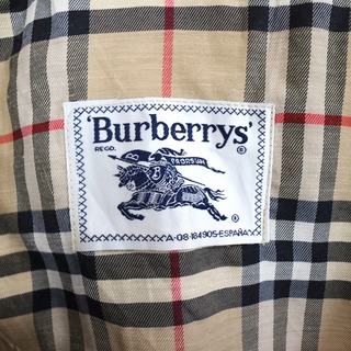 90年代 Burberrys バーバリーズ ステンカラー コート ロング丈 裏地
